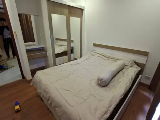 RIZZO Condo Bangkang for rent. Ready to move in, fully furnished, spacious and comfortable room at an affordable price. Book now!