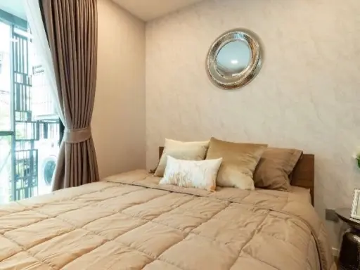For sale: Modiz Ratchada 32, city view, fully furnished, complete with furniture and appliances, hurry up and grab it!