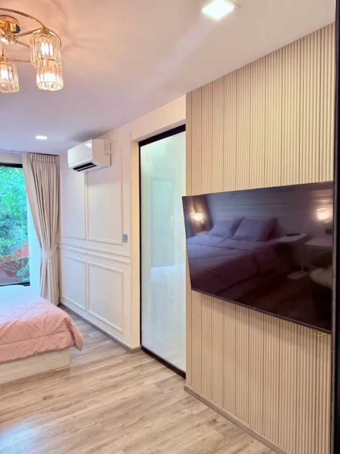 For rent: Kave Embryo Rangsit, beautifully decorated minimalist room, fully furnished, ready to move in.