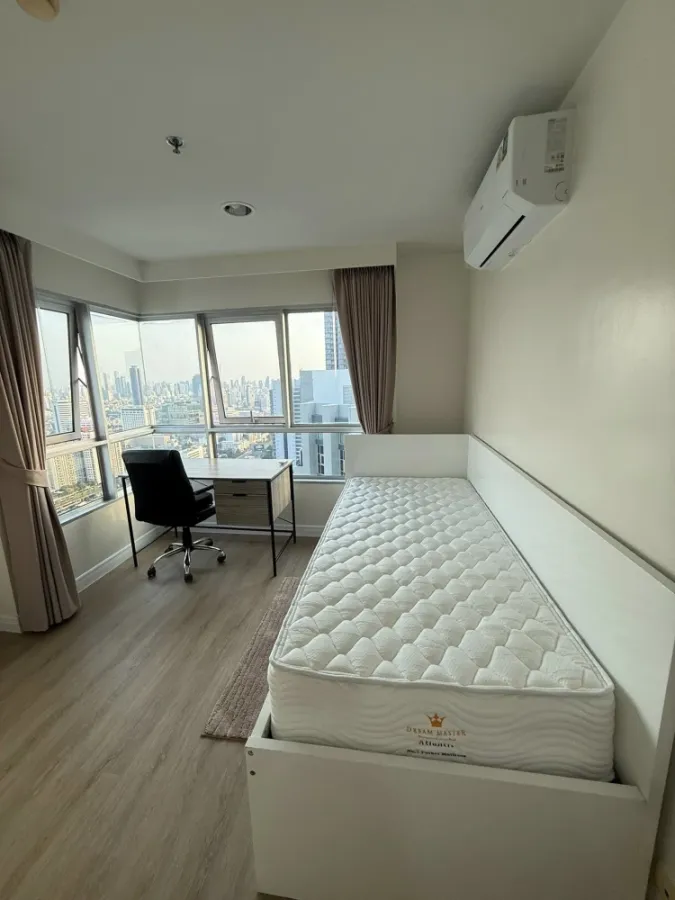 ให้เช่า Belle Grand Rama 9 ห้องพร้อมอยู่ ชั้นสูง เฟอร์พร้อม ห้องกว้างอยู่สบาย จองเลย