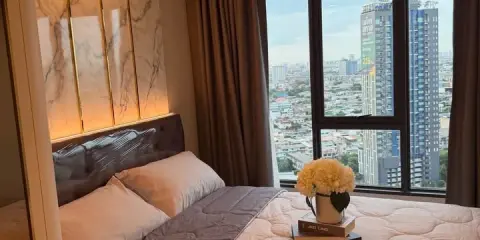 ให้เช่า ห้องแต่งหรู Build-in จัดเต็ม ที่คอนโด Regent Home วุฒากาศ ชั้น 25 ตึก A วิวนอก มองเห็นองค์พระสวยงาม น่าจองสุดๆ