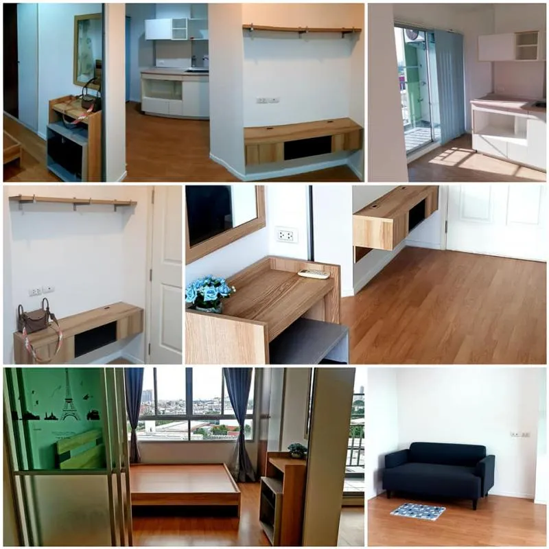 Condo for sale Lumpini Ville Lasalle - Bearing, 1 bedroom, 1 bath, 11th floor, beautiful view, fully furnished.