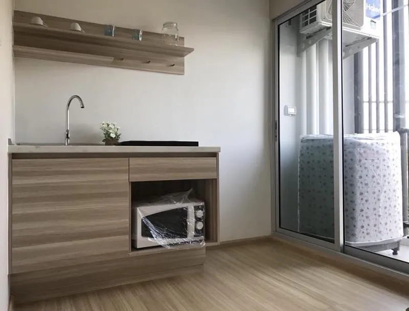 For rent, Plum Condo Chaengwattana, Phase 2, brand new room, fully furnished, hurry up to reserve.