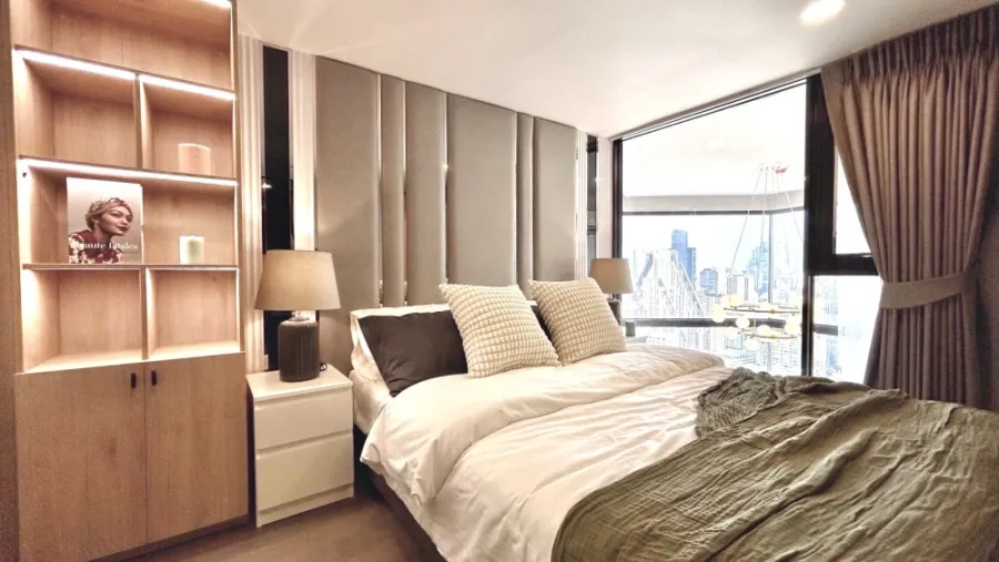 ให้เช่า PARK ORIGIN CHULA SAMYAN ชั้น 31 ห้องตกแต่งสไตล์ Minimal LUXURY วิวสวย ห้องมุม ห้ามพลาด