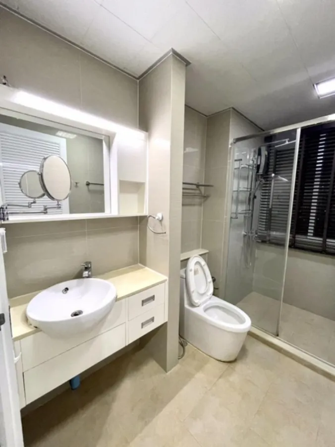Condo for rent TC Green RAMA9, ready to move in decoration room Good wallpaper. Best value. Don't miss it.