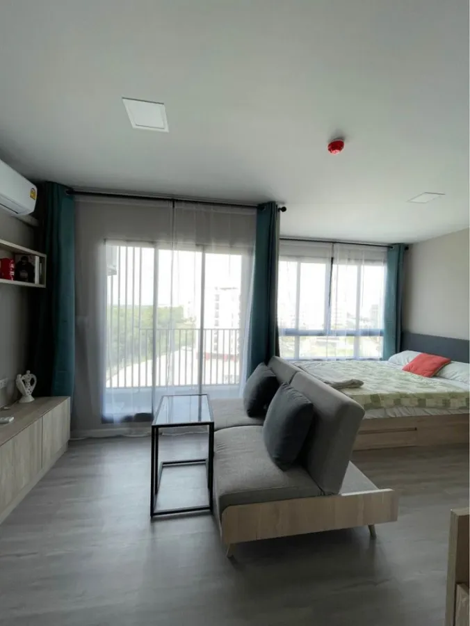 Dcondo hideaway Rangsit for rent, Building A, 7th floor, corner room, very private Fully furnished, don't miss out.