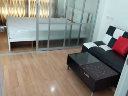 Condo for rent, Lumpini Ville Chaengwattana-Pakkret, high floor, pool view, ready to move in, affordable price, don't miss it!