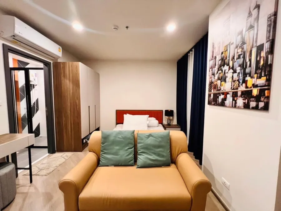 For rent The base saphanmai ห้องน่าอยู่ เฟอร์ เครื่องใช้ไฟฟ้าครบ มาแต่ตัวเข้าอยู่ได้เลย อย่ารอช้า