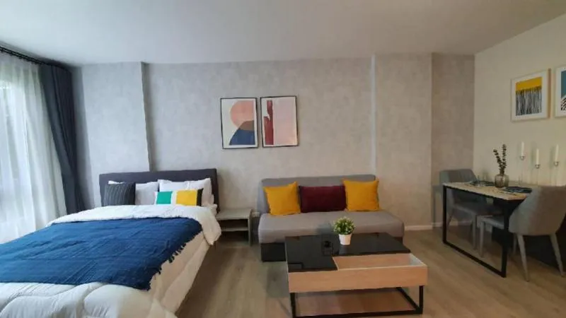 D condo Campus Dome-Rangsit ซื้อลงทุนปล่อยเช่าน้องๆนักศึกษา ขนาด 1 นอน 1 น้ำ 30 ตร.ม