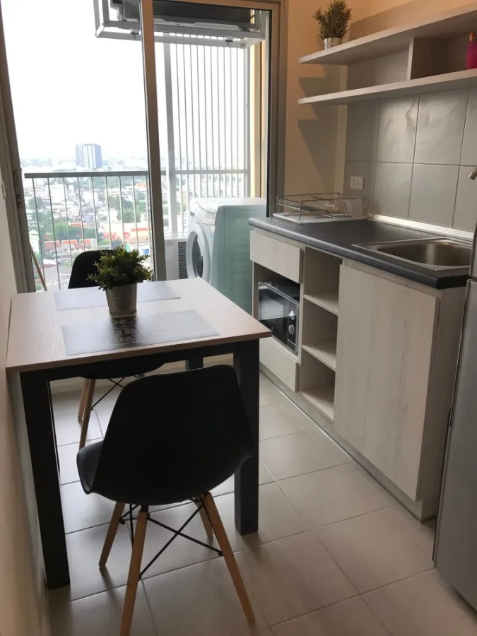 Condo for rent, Aspire Sathorn-Thapra, nice decorated room Full electrical appliances, 22nd floor, clear view, airy, book now