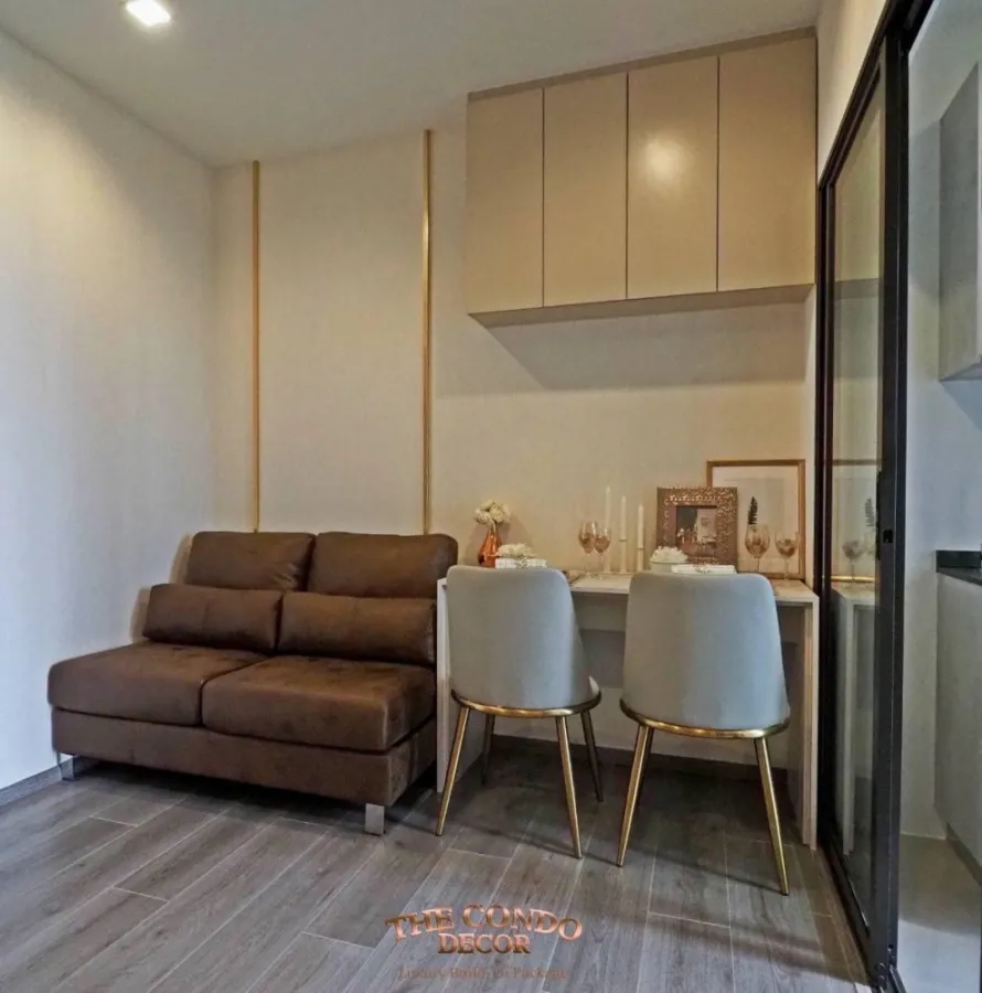Condo for rent, sale, The Politan Aqua, beautiful decorated room, elegant style Great built-in, fully furnished, don't miss it.