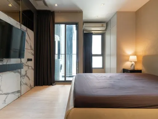 ให้เช่า วิสซ์ดอม สเตชั่น รัชดา-ท่าพระ ชั้นสูงวิวสวย ห้องนอน built-in อย่างดี ราคาดีมากก ห้ามพลาด