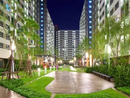 Condo for sale, Lumpini Park Nawamin-Sriburapha, high floor, beautiful room, ready to move in.