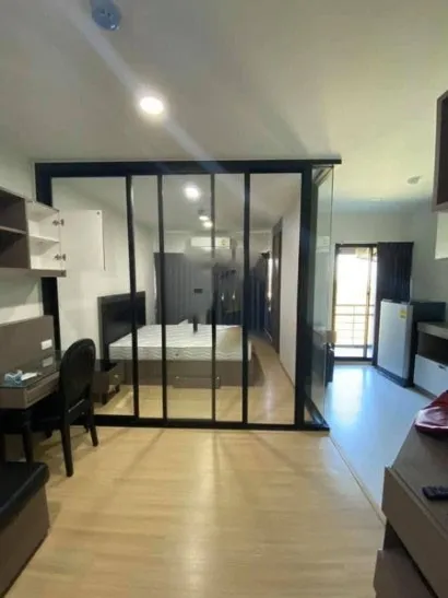 for rent Condo Veer 7 Bangna by Apasiri, 5th floor, Building D, fully furnished. Ready to move in, don't miss it!!