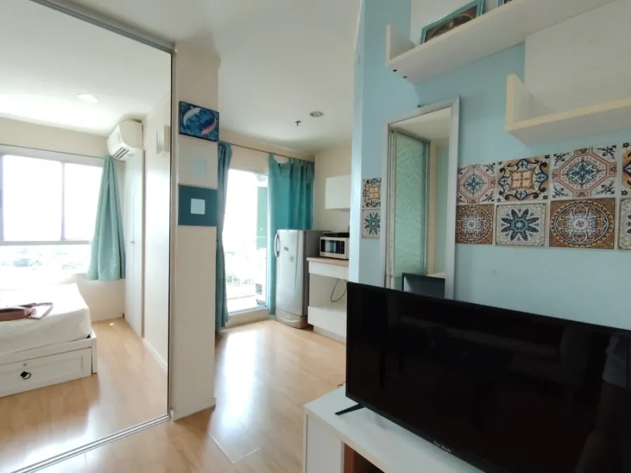 For rent Lumpini Ville Prachachuen - Phongphet 2 rooms ready to move in, high floor, fully furnished, affordable price. Good like this, if you don't b
