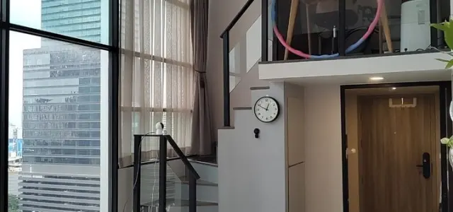 ขาย ไนท์บริดจ์ สเปซ รัชโยธิน ห้องมุมแบบ Duplex เพดานสูง ห้องสภาพสวยมาก ได้ฟีลเหมือนอยู่บ้าน ต้องจอง images