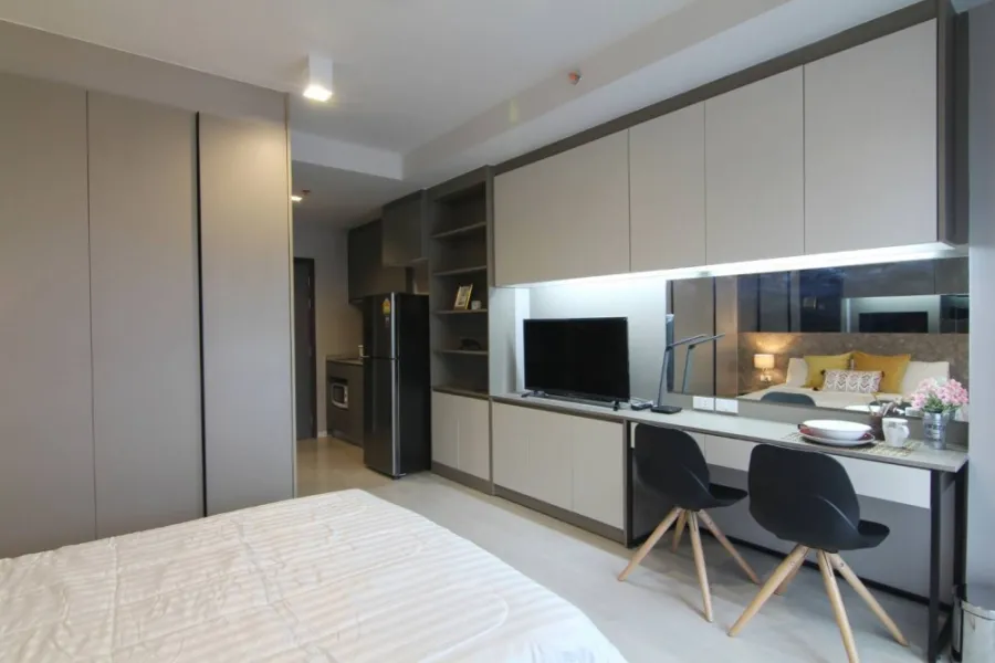 Condo for rent, Ideo Sukhumvit 93, built-in furniture and complete electrical appliances. Can't miss it anymore.