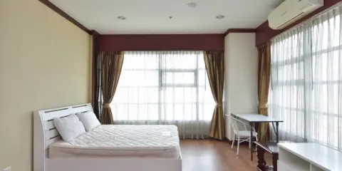 ให้เช่า Baan Klang Krung Siam-Pathumwan ห้องสวย ตกแต่งคุมโทนน้ำตาลแดง 3นอน เฟอร์ครบ จองเลย ด่วนๆๆ