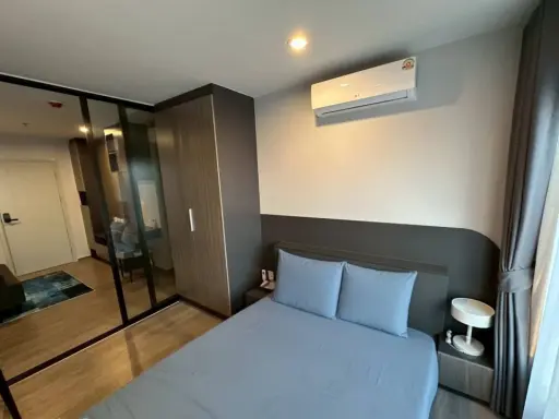 For rent: Regent Home Wutthakat, 24th floor, unobstructed view, fully furnished with built-in features. Book now!