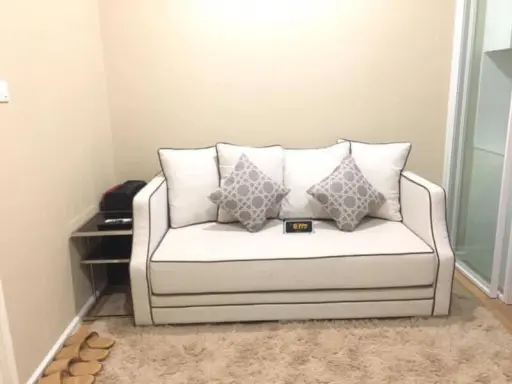 For rent The Saint Residence Ladprao, big room, beautiful decoration The view is comfortable, don't be afraid to wait, hurry up and book quickly.