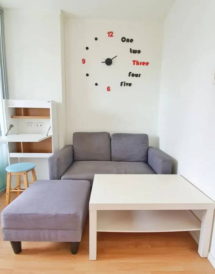 Condo for rent, Lumpini Ville Sukhumvit 77, beautiful room, ready to move in, complete form, near BTS, don't miss it!