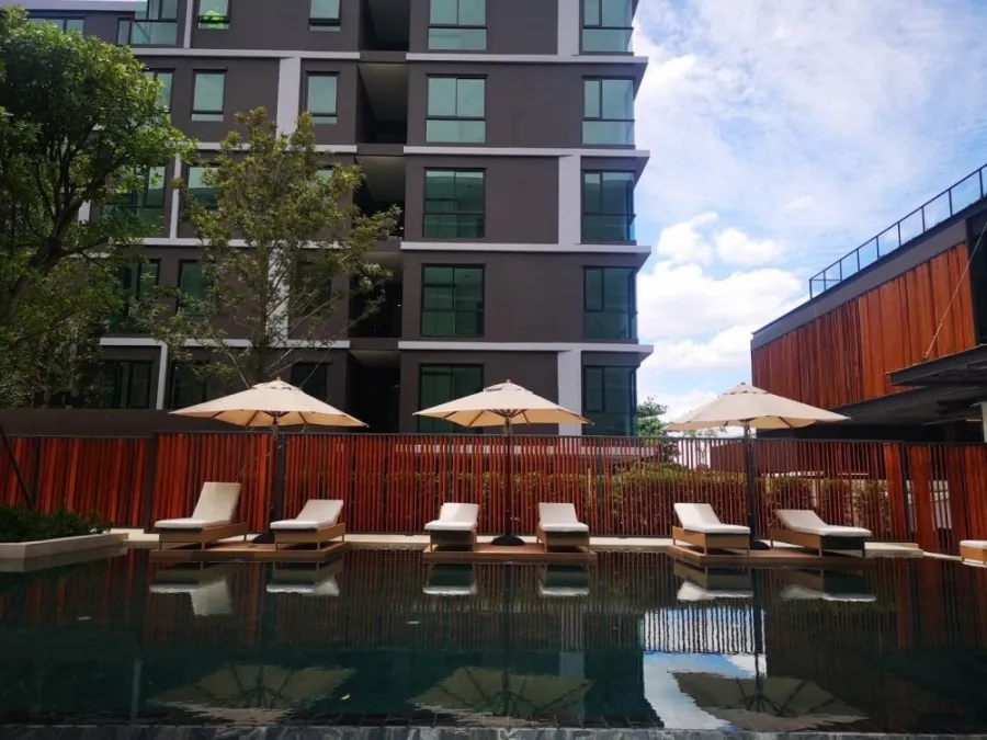 Condo for sale, Atmoz Ladprao 71, nice room, fully furnished + electrical appliances with reasonable price Book now, don't miss out.