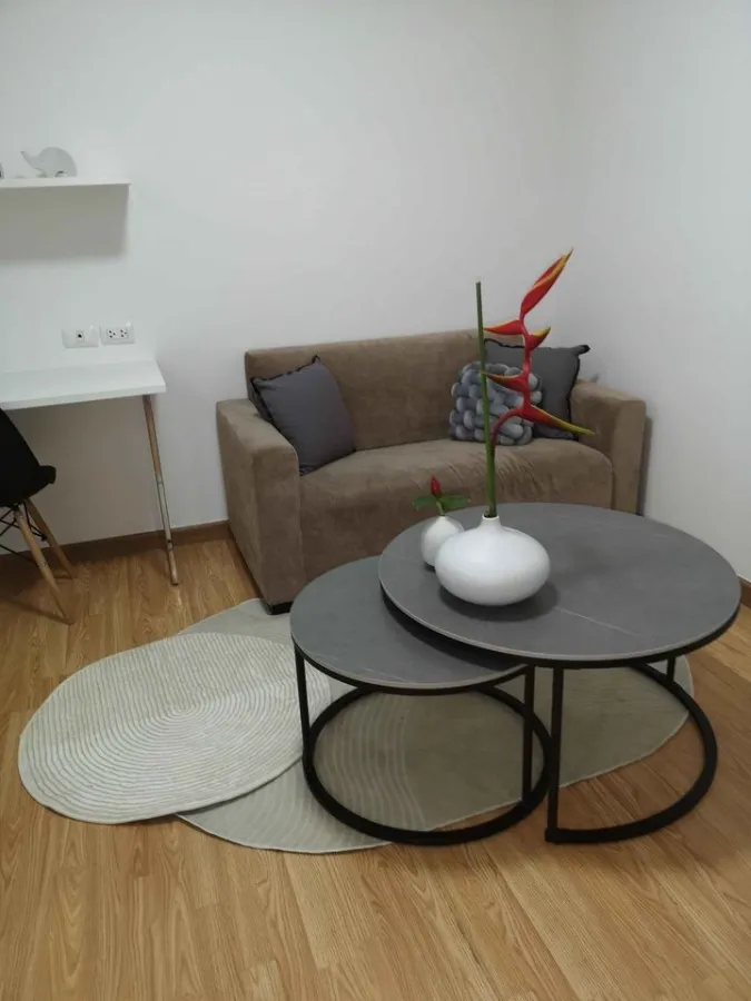 For rent: The Trust Residence Pinklao, 25th floor, fully furnished room, very livable, don't miss out on booking, urgent.