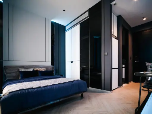 For rent, Chapter Charoennakorn Riverside, 26th floor, no block, very beautiful decorated room. Decorated with style, book now.