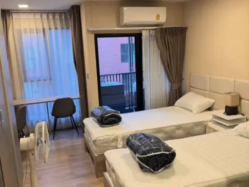 ให้เช่า KAVE TU 1 Bedroom Extra แยกเป็นเตียงเดี่ยว 2 เตียงได้ วิวสระว่ายน้ำ พลาดแล้วจะเสียใจ