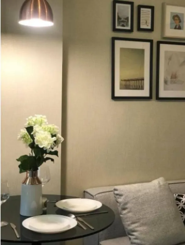 Condo for sale, Life Asoke, city view, south, complete with brand-name furniture!!! Beautiful room, very nice to live in