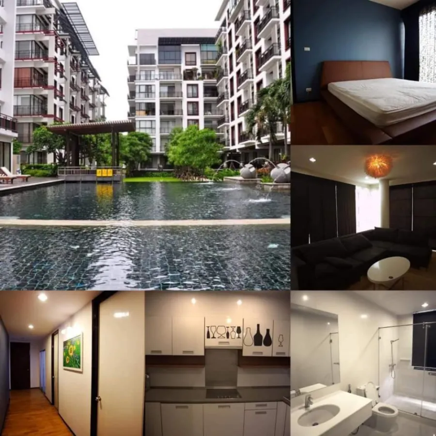 Sell / rent Condo Amanta Ratchada, 2 bedrooms, 2 bathrooms, city view, near MRT, convenient to travel, can't miss it anymore.