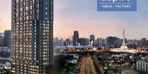 ขายดาวน์ แอสปาย วิภา-วิคตอรี่ ชั้น 9 ห้องเพดานสูง โล่งสบาย ทำเลดีมาก สนใจ รีบจองเลยจ้า