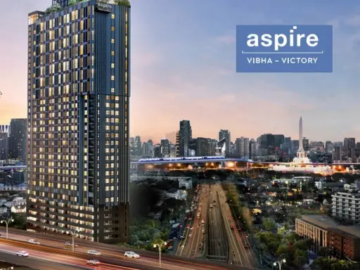 ขายดาวน์ แอสปาย วิภา-วิคตอรี่ ชั้น 9 ห้องเพดานสูง โล่งสบาย ทำเลดีมาก สนใจ รีบจองเลยจ้า