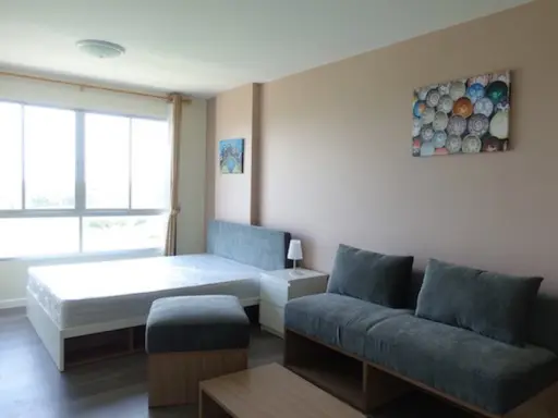 Urgent for rent !! D Condo Campus Resort Bangna, good location, convenient transportation, book now !!