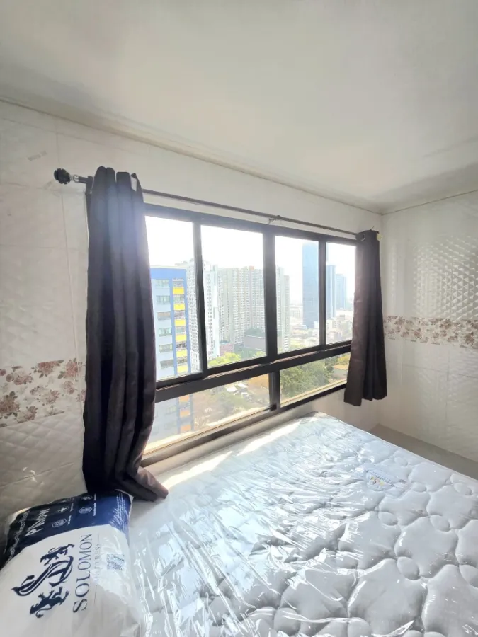 Condo for rent, Lumpini Ville Sukhumvit 77, ready to move in, affordable price. I'm telling you, if you miss out, you'll regret it later.