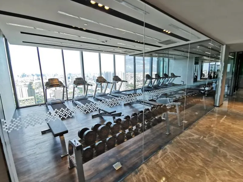 Sale down payment Condo Life Ladprao, 2 bedrooms, high floor, beautiful view, the central area here is very nice. The view of the pool is very cool. Buy it now.