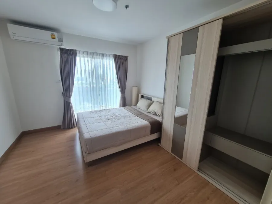 For rent, Supalai City Resort, Phra Nang Klao Station - Chao Phraya, 2 bedrooms, beautiful room, fully furnished, ready to move in.