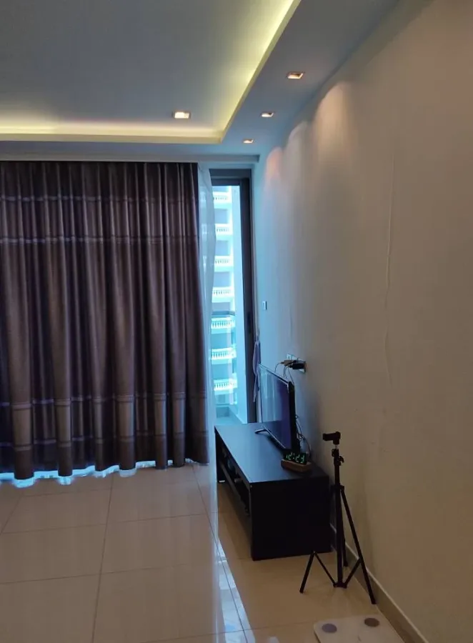 Wong Amat Tower for sale, spacious room with plenty of usable space, fully furnished, beautiful sea view from high floor, don't miss it!
