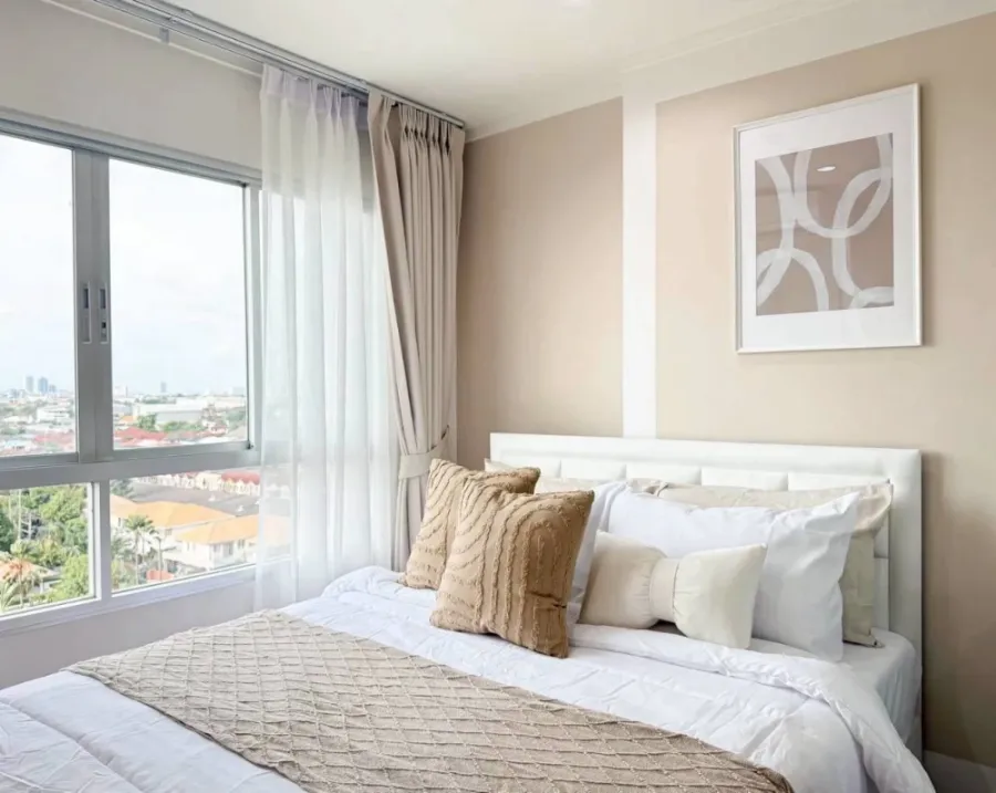 For rent: Lumpini Park Rattanathibet-Ngamwongwan, a comfortable room with a city view, unblocked view, affordable price, book now!