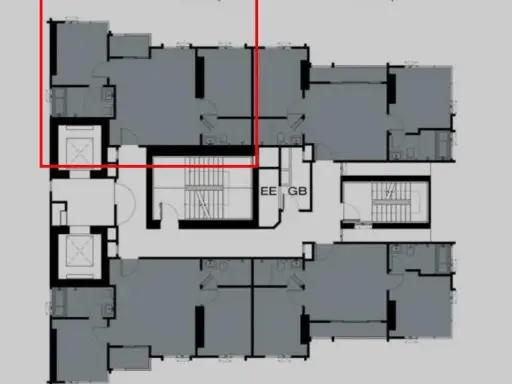 Down payment sale for NUE Riverest Ratburana, 2 bedrooms, 2 bathrooms, lots of usable space, good location, hurry and reserve now!