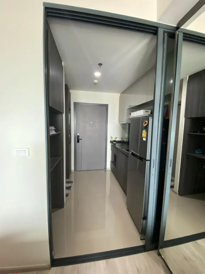 For sale Ideo Ratchada-Sutthisan, 18th floor, very beautiful view, fully furnished, good price, you must reserve now.