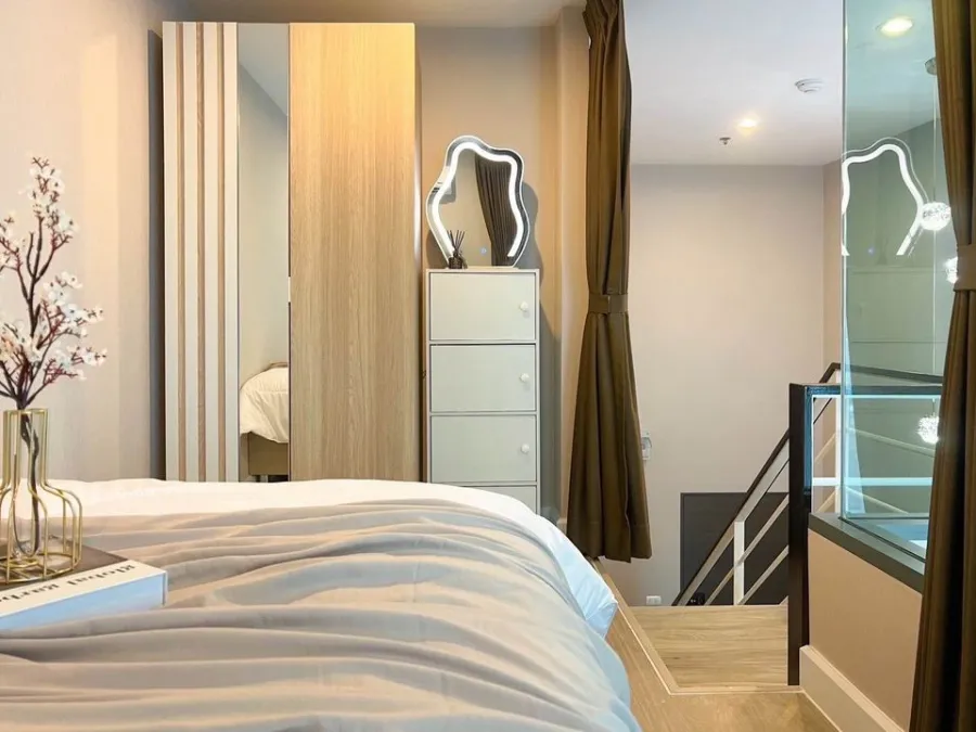For rent, Metro Sky Prachachuen, city view, beautifully decorated room, very livable. Don't just look and book now.