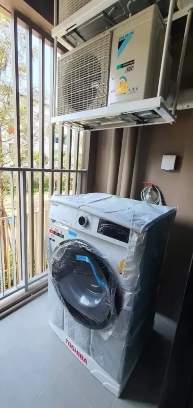 ปล่อยเช่าคอนโด Atmoz flow minburi 1 bedroom Extra แต่งพร้อมอยู่ สะดวกครบจบที่นี่ อย่าพลาด