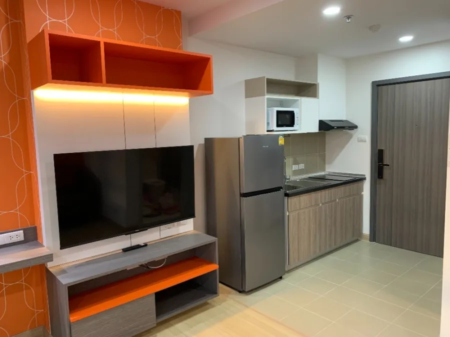 Condo for rent, Supalai Veranda Ramkhamhaeng, beautiful room, high floor, stadium view, fully furnished, ready to move in. Book now!