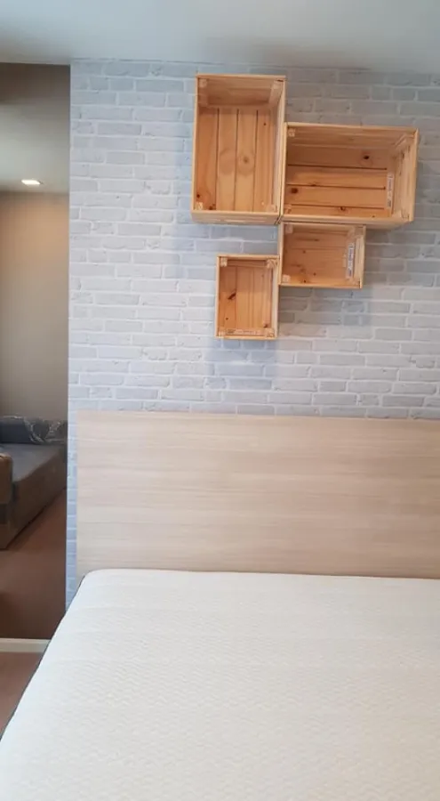 Condo for rent, Wynn Ladprao-Chokchai 4, 4th floor, 2 bedrooms, pool view, spacious room, very beautiful decoration, move in, don't miss it.