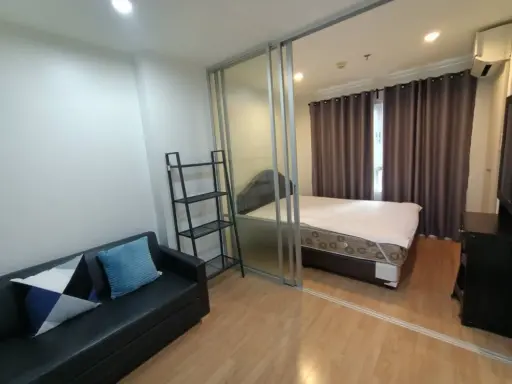 ให้เช่า คอนโด ลุมพินี วิลล์ สุขุมวิท 77 ชั้น 9 ห้องนอนกั้น พร้อมเฟอร์ เดินทางสะดวกสบาย จองเลย images