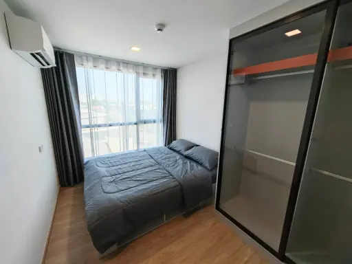 Condo for rent at Kave Luminous, Bang Mod, 7th floor. Beautiful, unobstructed view. High floor, breezy all day. Just bring your clothes and move in!