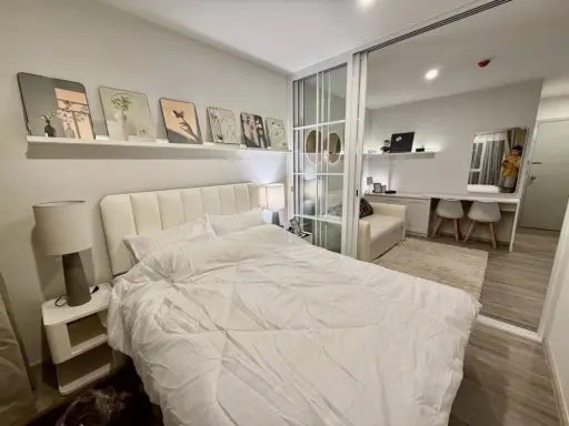 ให้เช่าคอนโด Regent Home Bangna ห้องแต่งพร้อมอยู่ กั้นแยกเป็นสัดส่วน มาจับมาจองได้แล้ววันนี้ อย่าพลาดเด็ดขาด