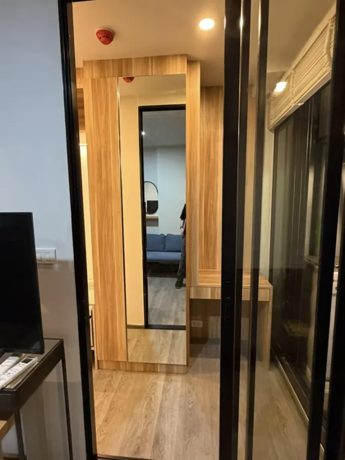 For rent: Studio room at THE ORIGIN Sukhumvit Sailuat E22 Station. Fully furnished, ready to move in.