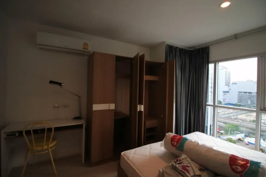 For rent, Aspire Rama 9, 1 bedroom, 1 bathroom, balcony view north. with built-in washing machine, don't miss it
